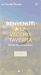 Mobile Screenshot of lavecchiataverna.it